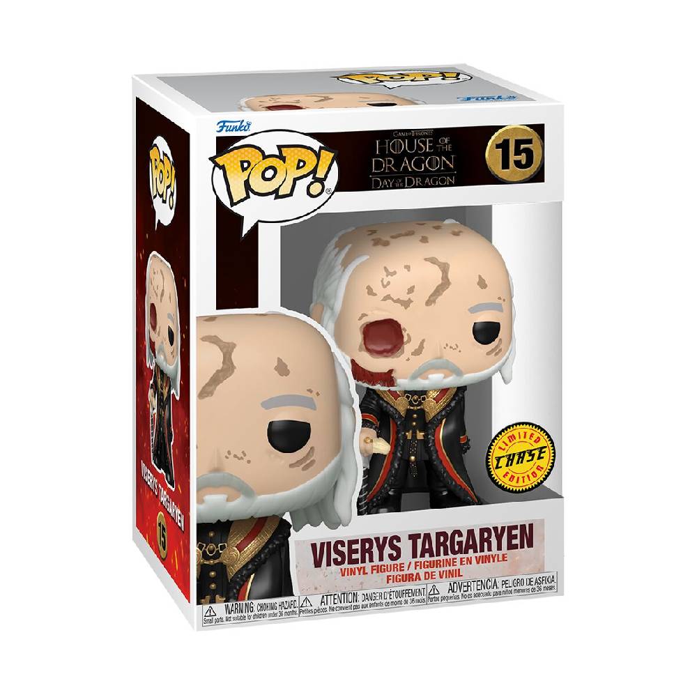 EMP "Viserys Targaryen (Chase Edition möglich!) Vinyl Figur 15" Funko Pop! multicolor von House Of The Dragon 50% Rabatt mit kostenlosem Versand