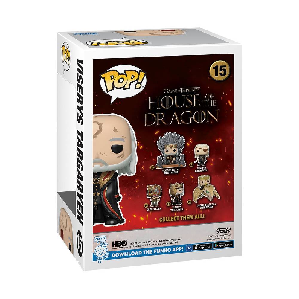 EMP "Viserys Targaryen (Chase Edition möglich!) Vinyl Figur 15" Funko Pop! multicolor von House Of The Dragon 50% Rabatt mit kostenlosem Versand