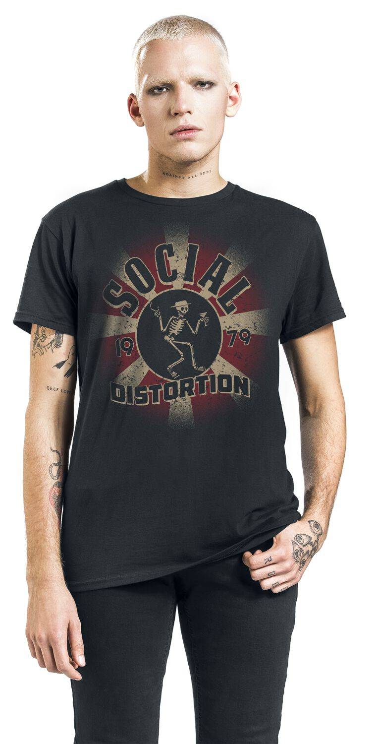 EMP "Eclipse" T-Shirt schwarz von Social Distortion Im Verkauf