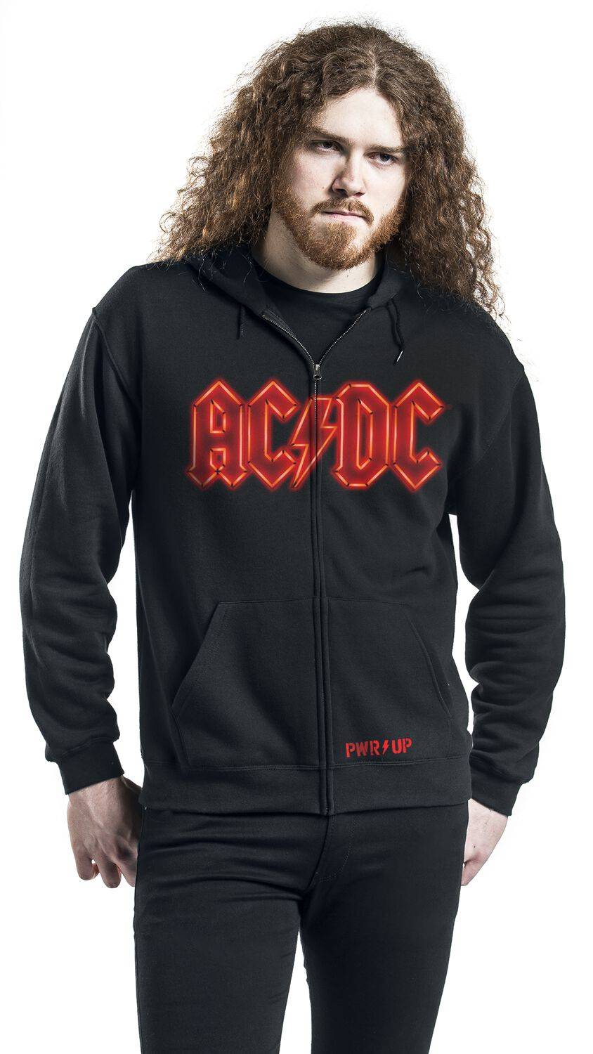 EMP "PWR Up" Kapuzenjacke schwarz von AC/DC zollfrei