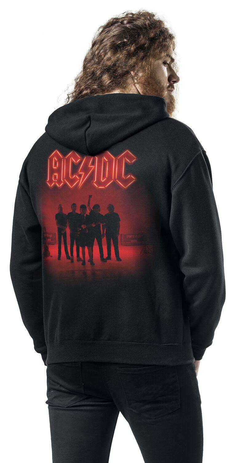 EMP "PWR Up" Kapuzenjacke schwarz von AC/DC zollfrei