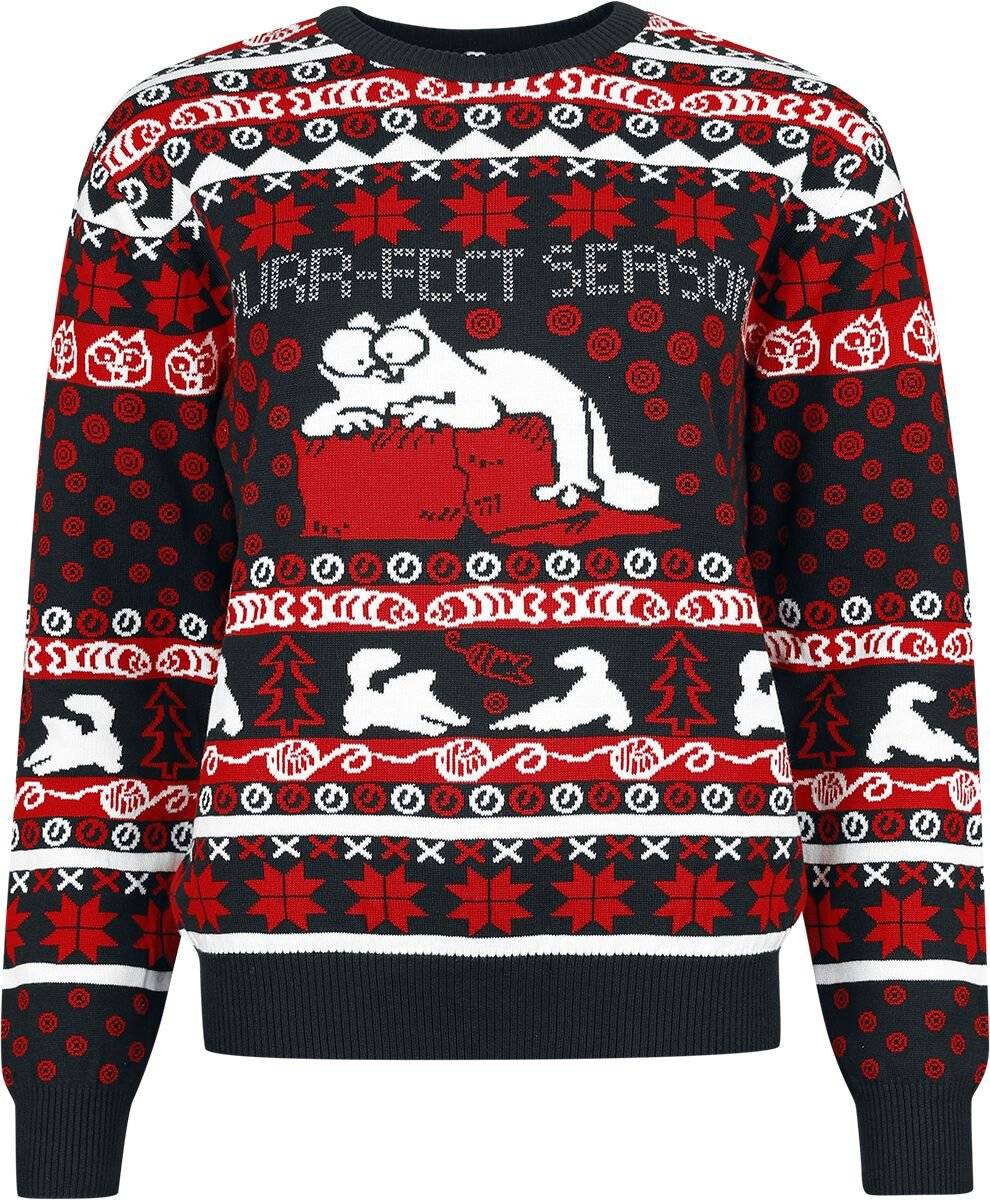 EMP "Simon`s Cat - Karton" Weihnachtspullover multicolor von Simon's Cat