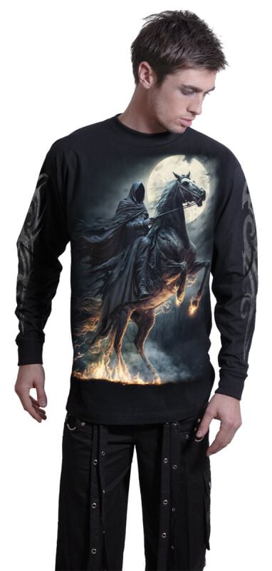 EMP "Shadow Rider" Langarmshirt schwarz von Spiral Top Angebot