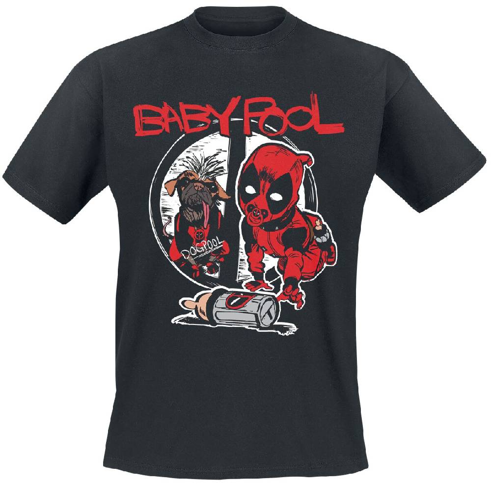 EMP "Babypool - I Need A Drink" T-Shirt schwarz von Deadpool Zeitlich begrenztes Angebot