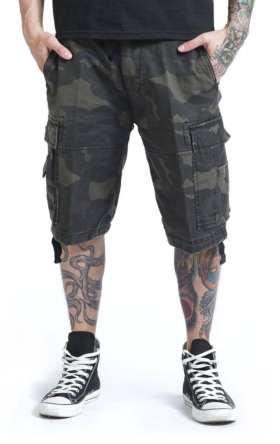 EMP "Vintage Shorts" Short darkcamo von Brandit Tiefpreis
