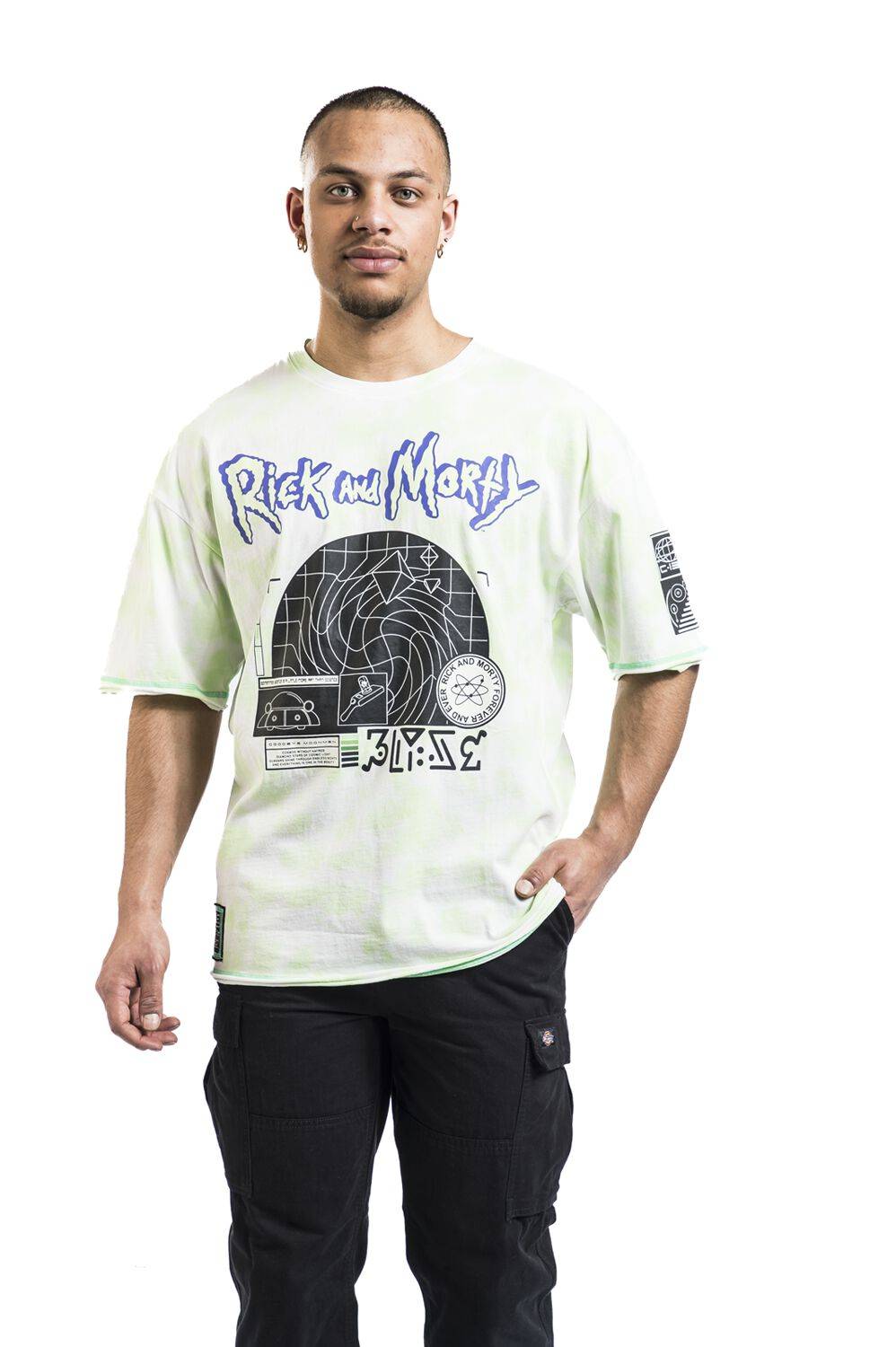 EMP "Goodbye Moonmen" T-Shirt grün von Rick And Morty Wochenangebot