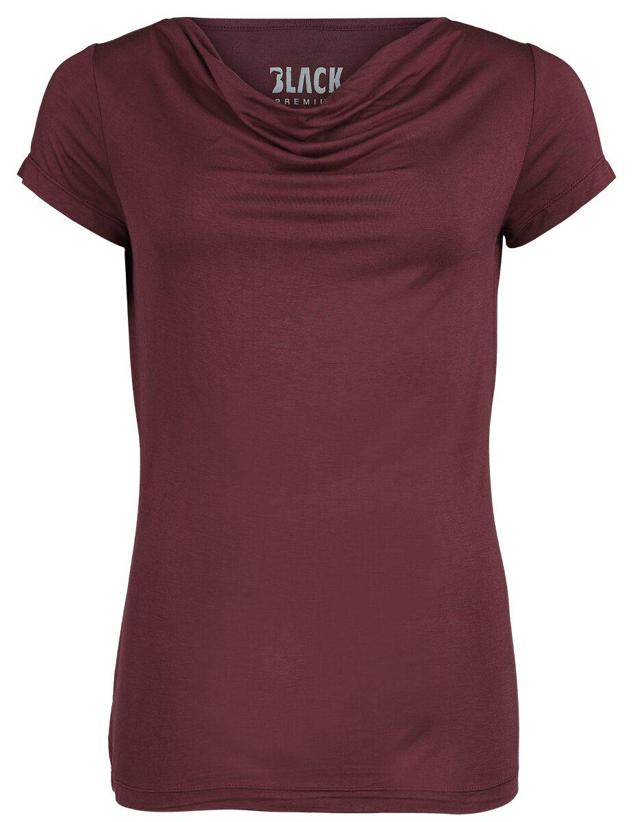 EMP T-Shirt dunkelrot von Black Premium by EMP
