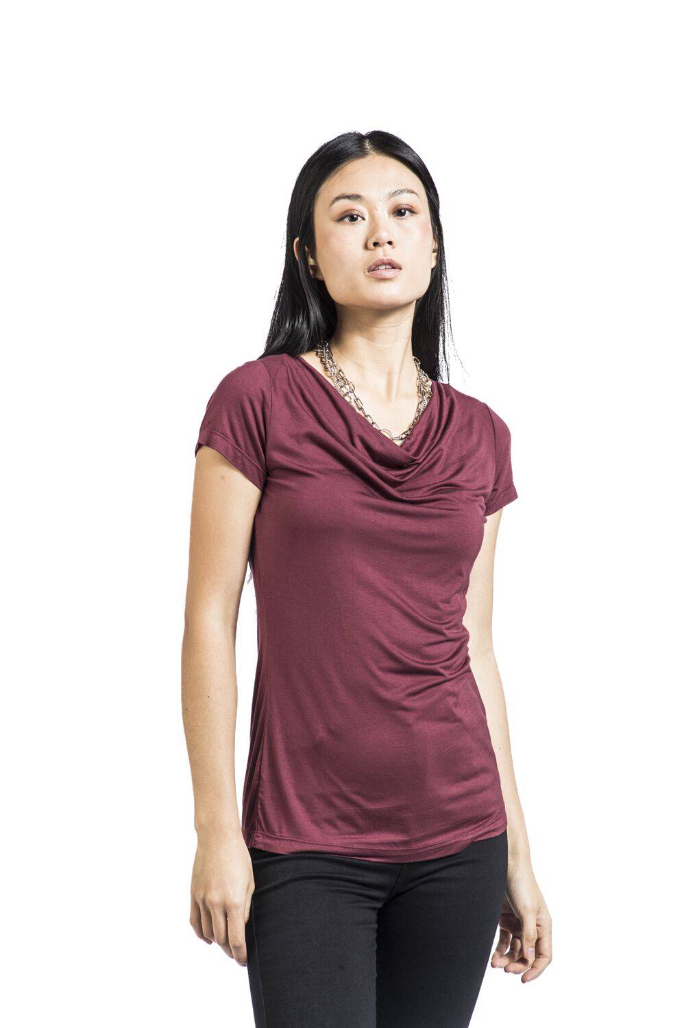 EMP T-Shirt dunkelrot von Black Premium by EMP Begrenzte Freigabe