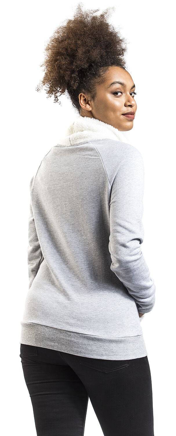 EMP "Ich bin nicht dick. Ich bin flauschig!" Sweatshirt grau meliert von Pummeleinhorn Letzte 3 Tage