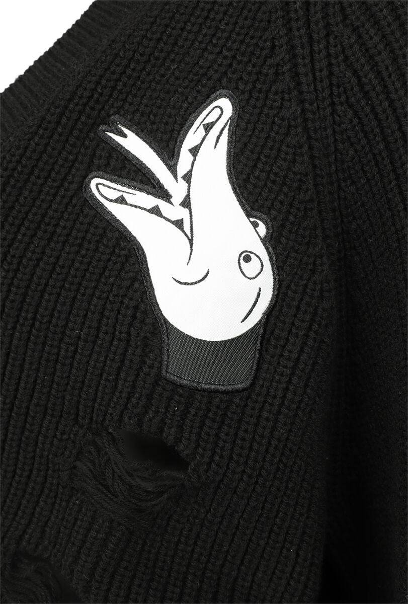 EMP "Snake" Cardigan schwarz von The Nightmare Before Christmas Neueste Stile