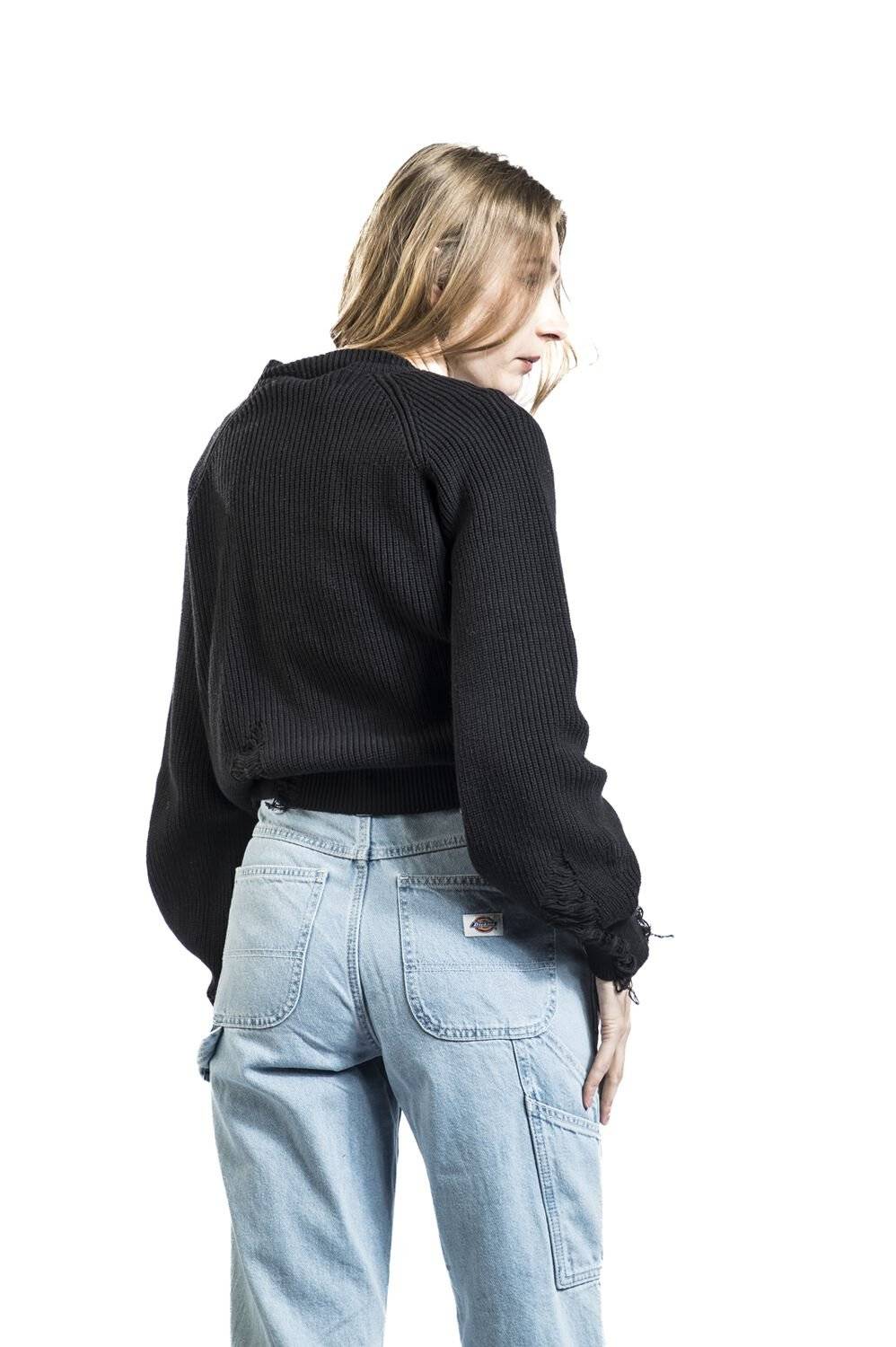 EMP "Snake" Cardigan schwarz von The Nightmare Before Christmas Neueste Stile