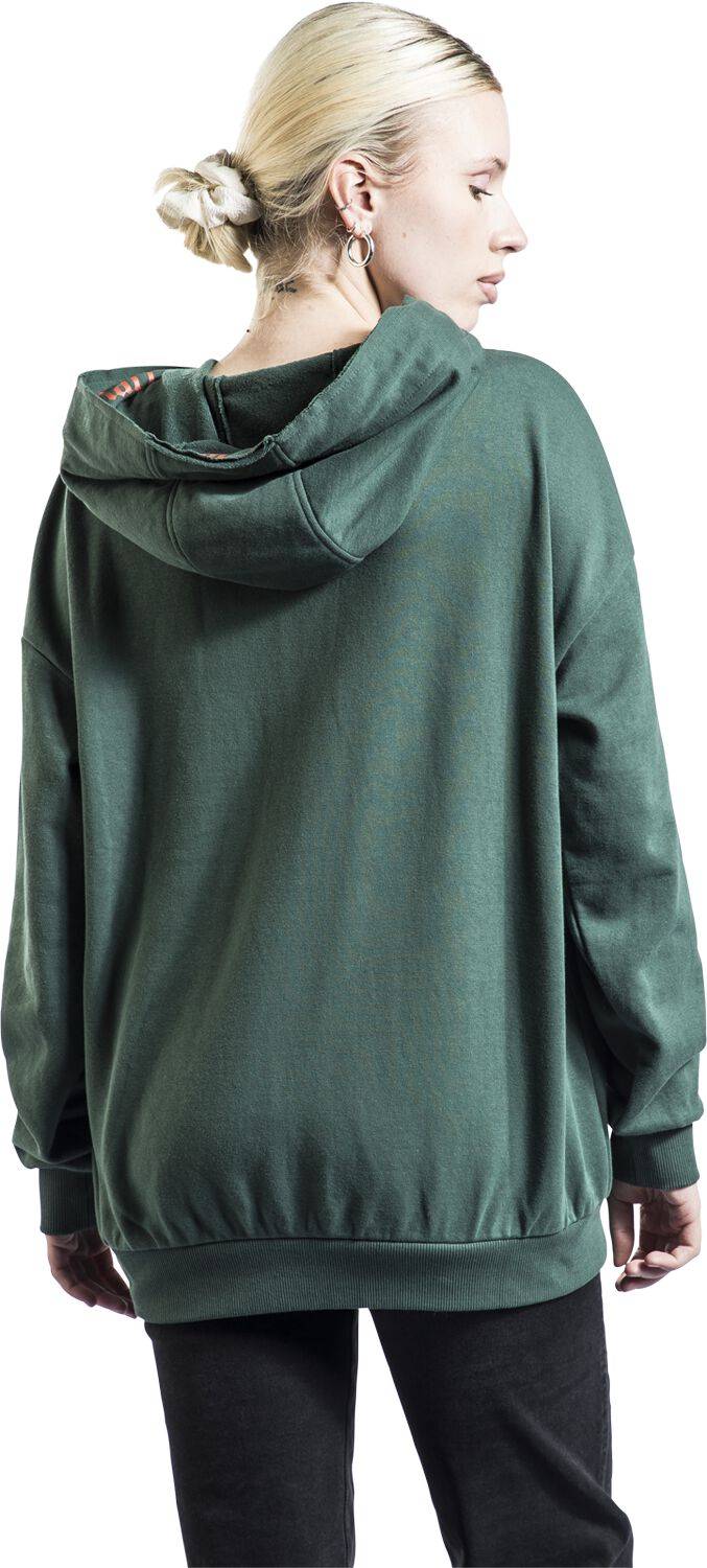 EMP "Disney Princess - Picnic Collection - Belle" Kapuzenpullover dunkelgrün von Die Schöne und das Biest Bis zu 50% Rabatt