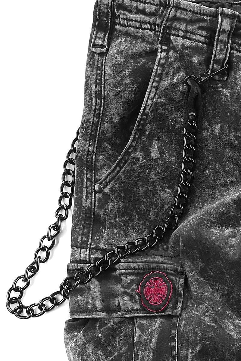 EMP Short dunkelgrau von Rock Rebel by EMP Bis zu 65% Rabatt