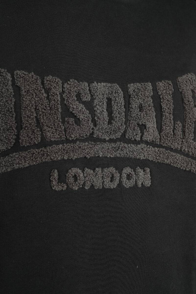 EMP "Kneep" Kapuzenpullover schwarz von Lonsdale London Black Friday Preise