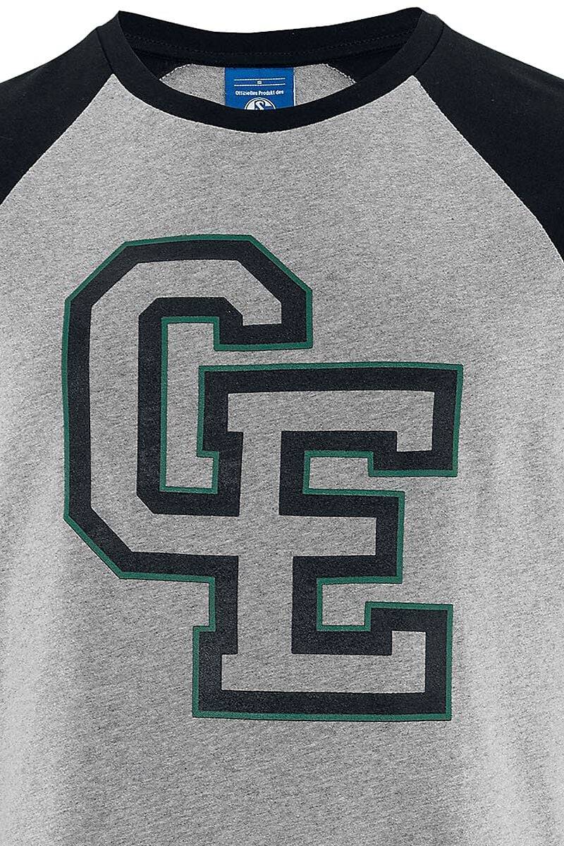 EMP "GE" T-Shirt grau/schwarz von FC Schalke 04 50% Rabatt für begrenzte Zeit