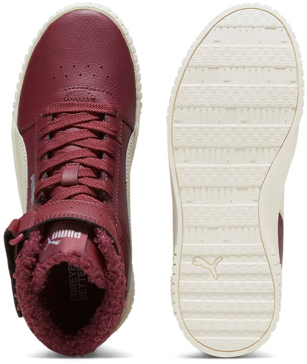 EMP "Carina 2.0 Mid WTR Jr" Kinder Sneaker dunkelrot von Puma Auslauf