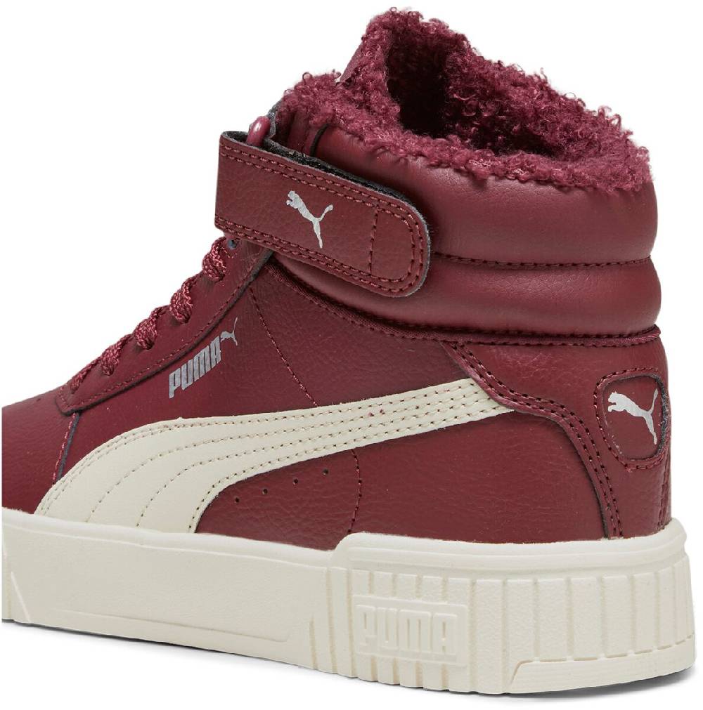 EMP "Carina 2.0 Mid WTR Jr" Kinder Sneaker dunkelrot von Puma Auslauf