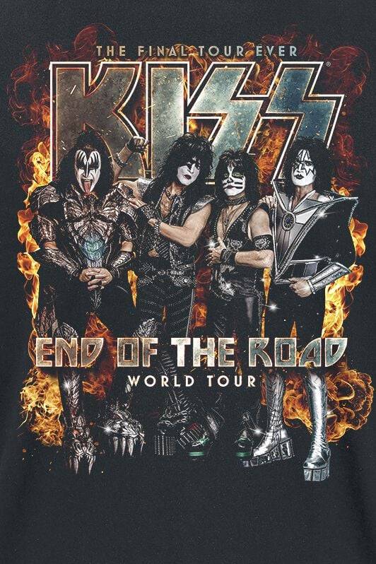 EMP "EOTR World Tour Burning" T-Shirt schwarz von Kiss Preisnachlass