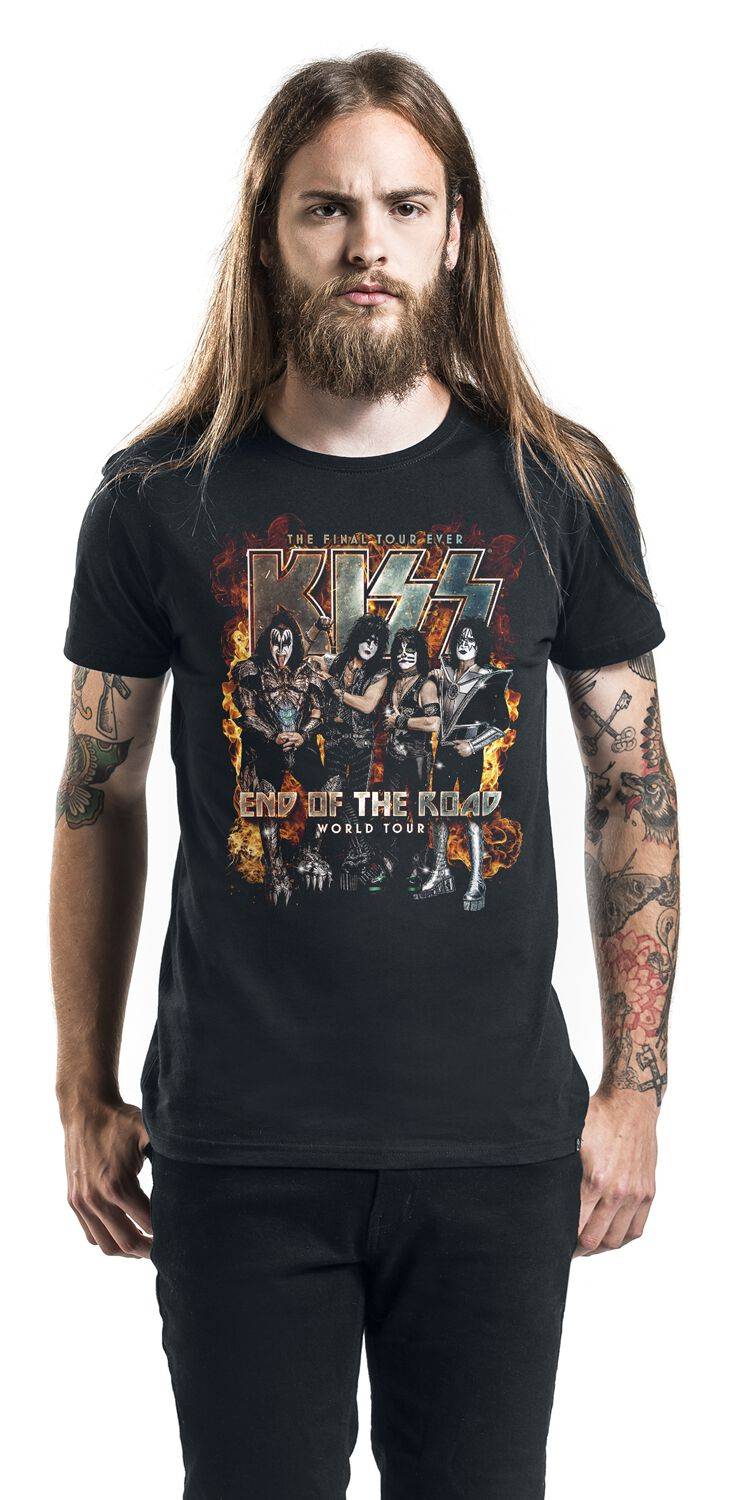 EMP "EOTR World Tour Burning" T-Shirt schwarz von Kiss Preisnachlass