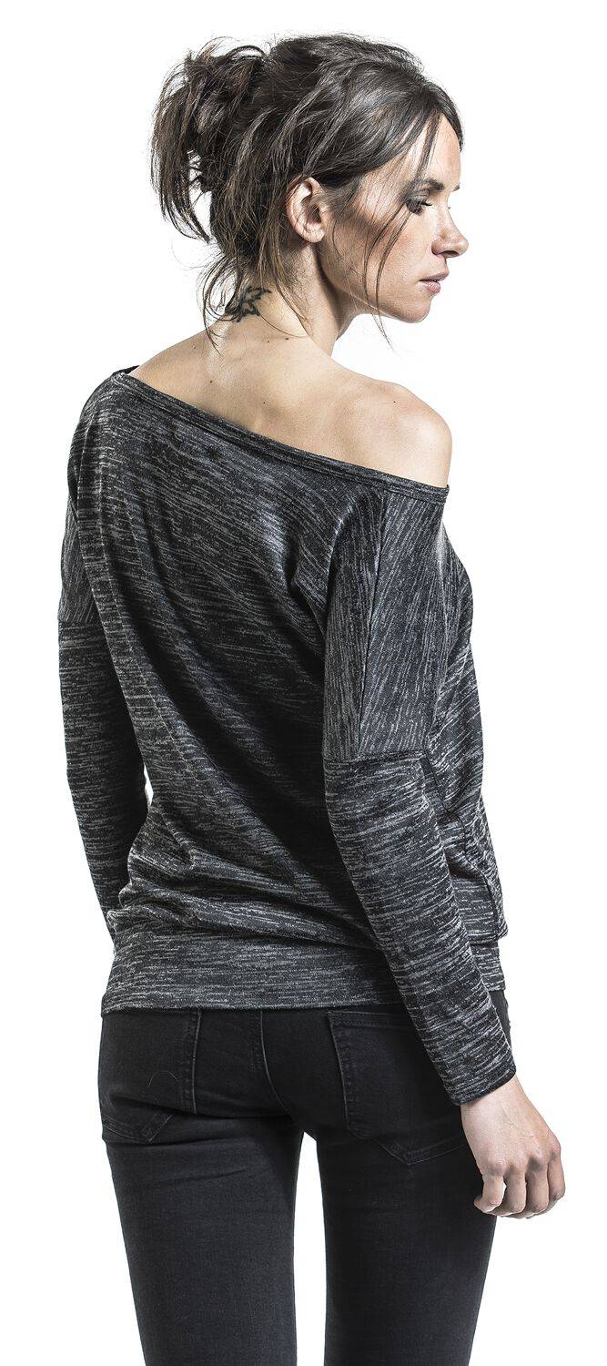 EMP Langarmshirt schwarz/grau von RED by EMP Weihnachtsangebot