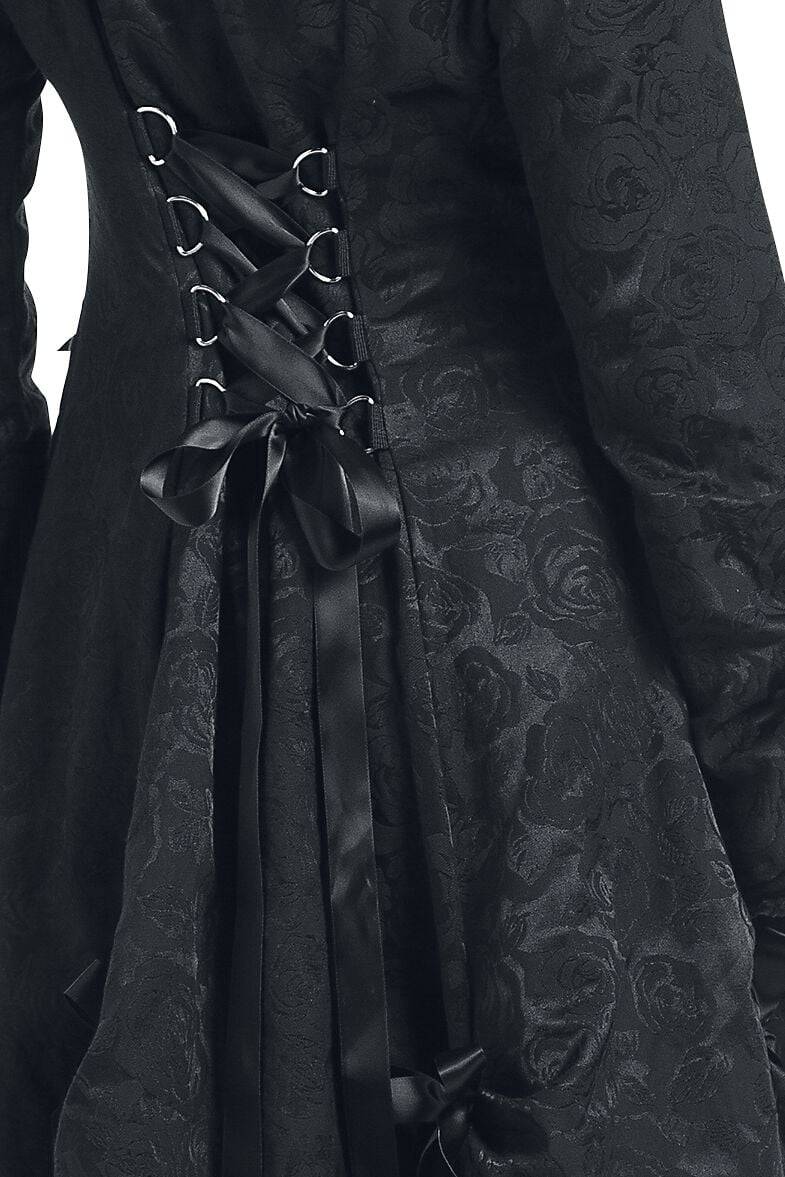 EMP "Alice Rose Coat" Wintermantel schwarz von Poizen Industries Muttertagsangebot