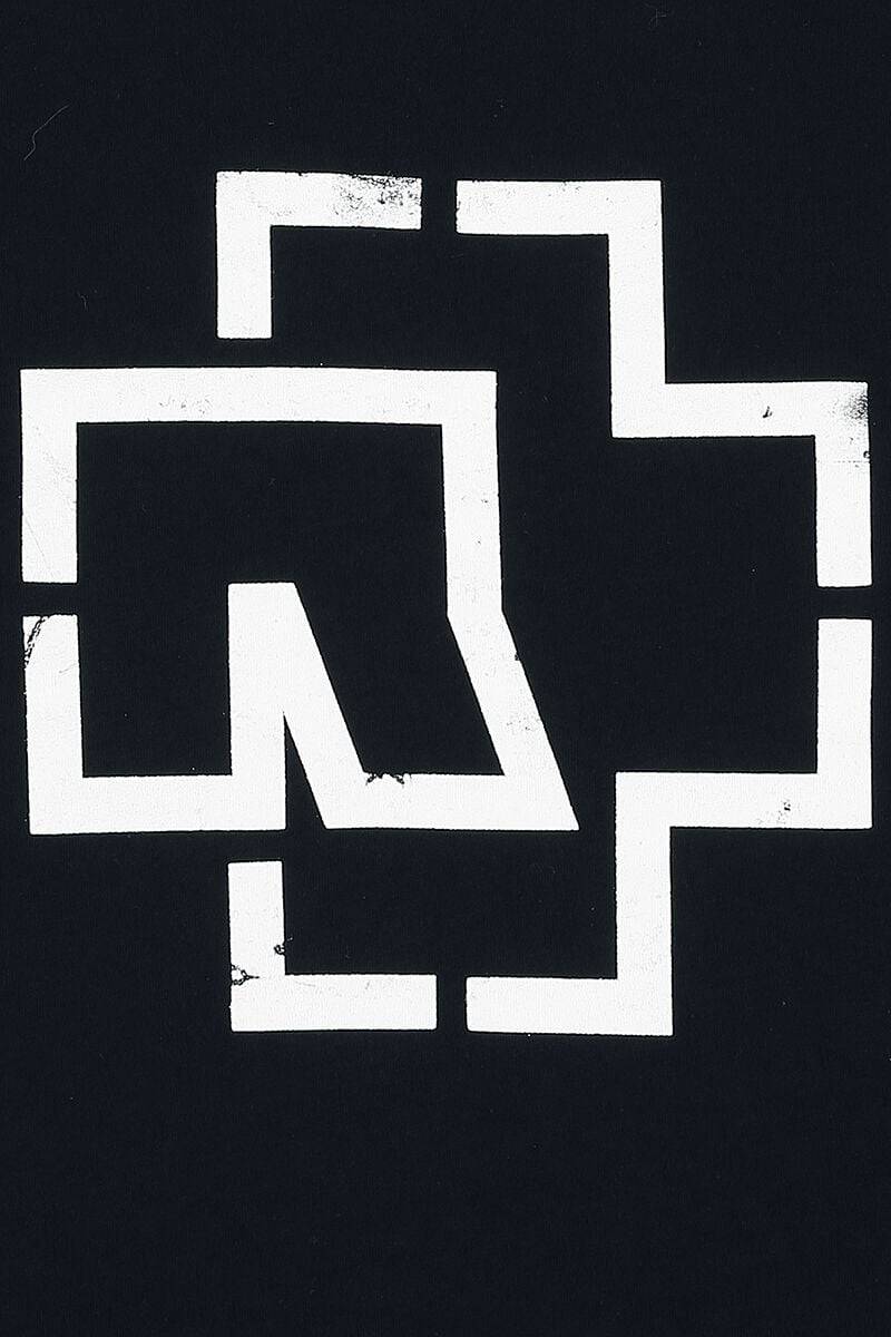 EMP "Weiße Balken" T-Shirt schwarz von Rammstein Jubiläumsangebot