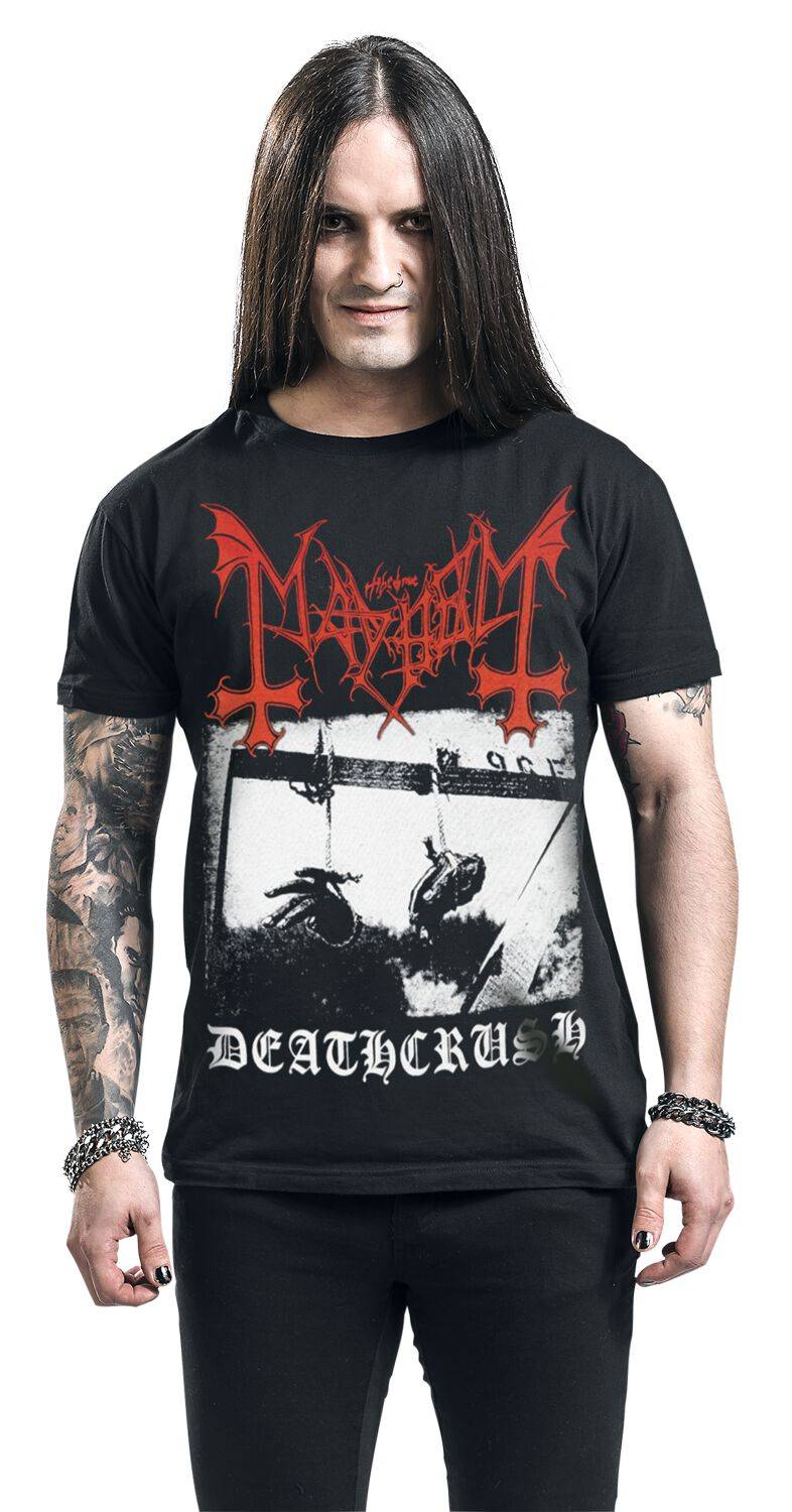 EMP "Deathcrush" T-Shirt schwarz von Mayhem Große Rabatte