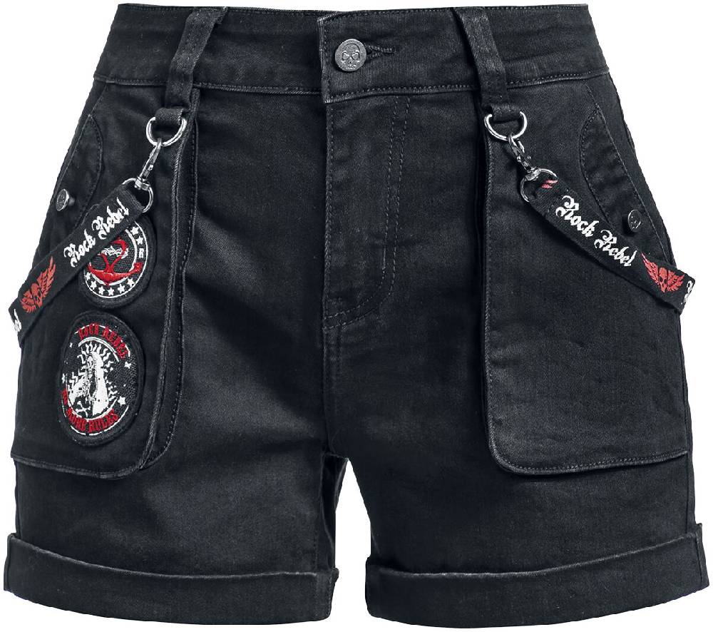 EMP Short schwarz von Rock Rebel by EMP Wochenangebot