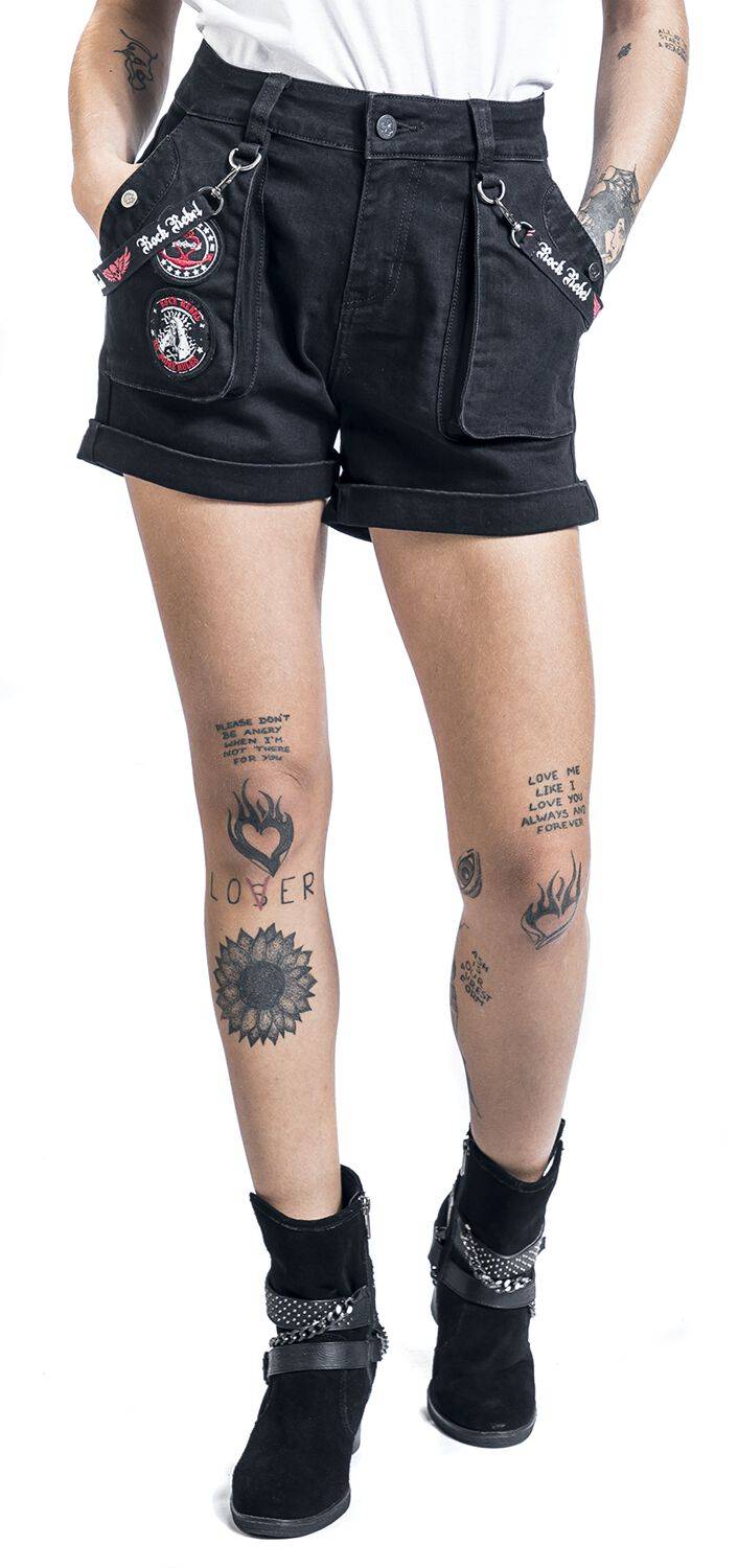 EMP Short schwarz von Rock Rebel by EMP Wochenangebot