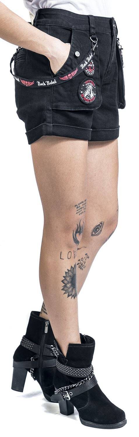 EMP Short schwarz von Rock Rebel by EMP Wochenangebot