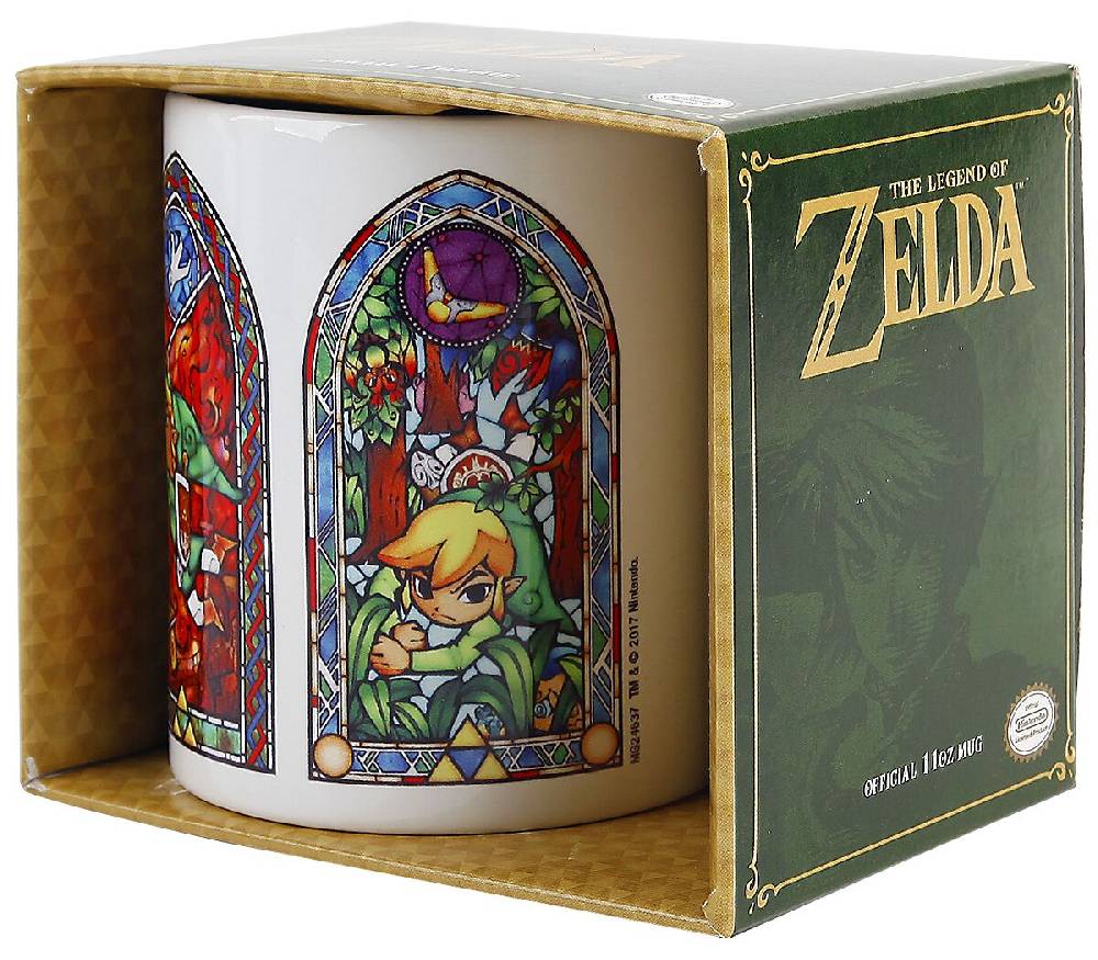 EMP "Stained Glass" Tasse weiß von The Legend Of Zelda