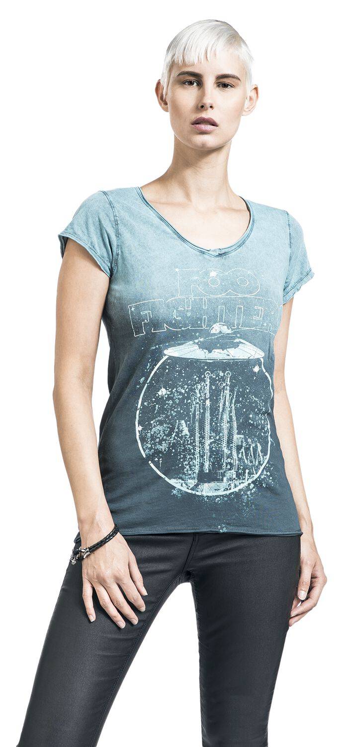 EMP "Outer Calipo" T-Shirt petrol von Foo Fighters Clearance-Verkauf