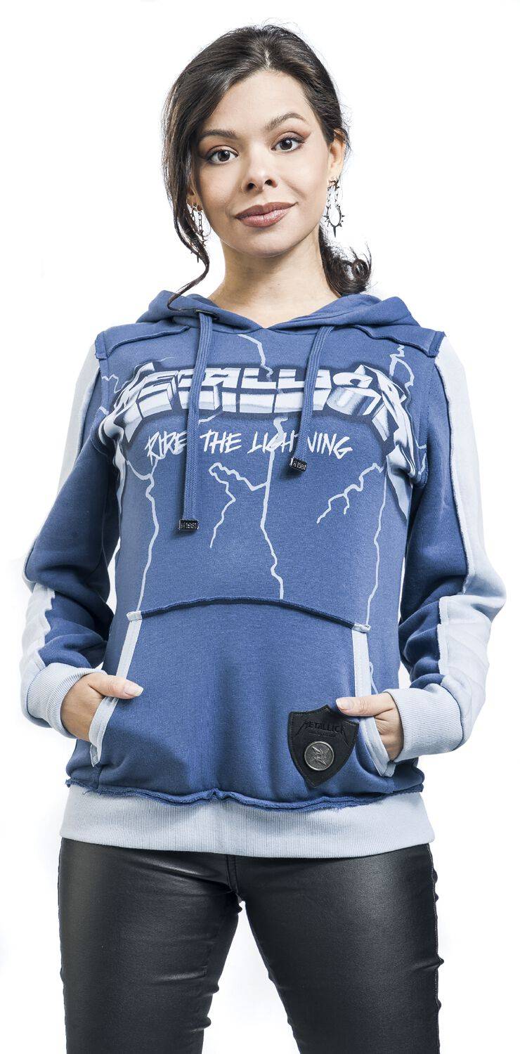 EMP "EMP Signature Collection" Kapuzenpullover blau von Metallica Im Verkauf