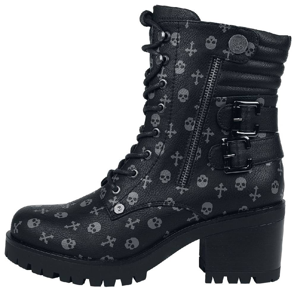 EMP Boot schwarz von Rock Rebel by EMP Limitierter Zeitrabatt