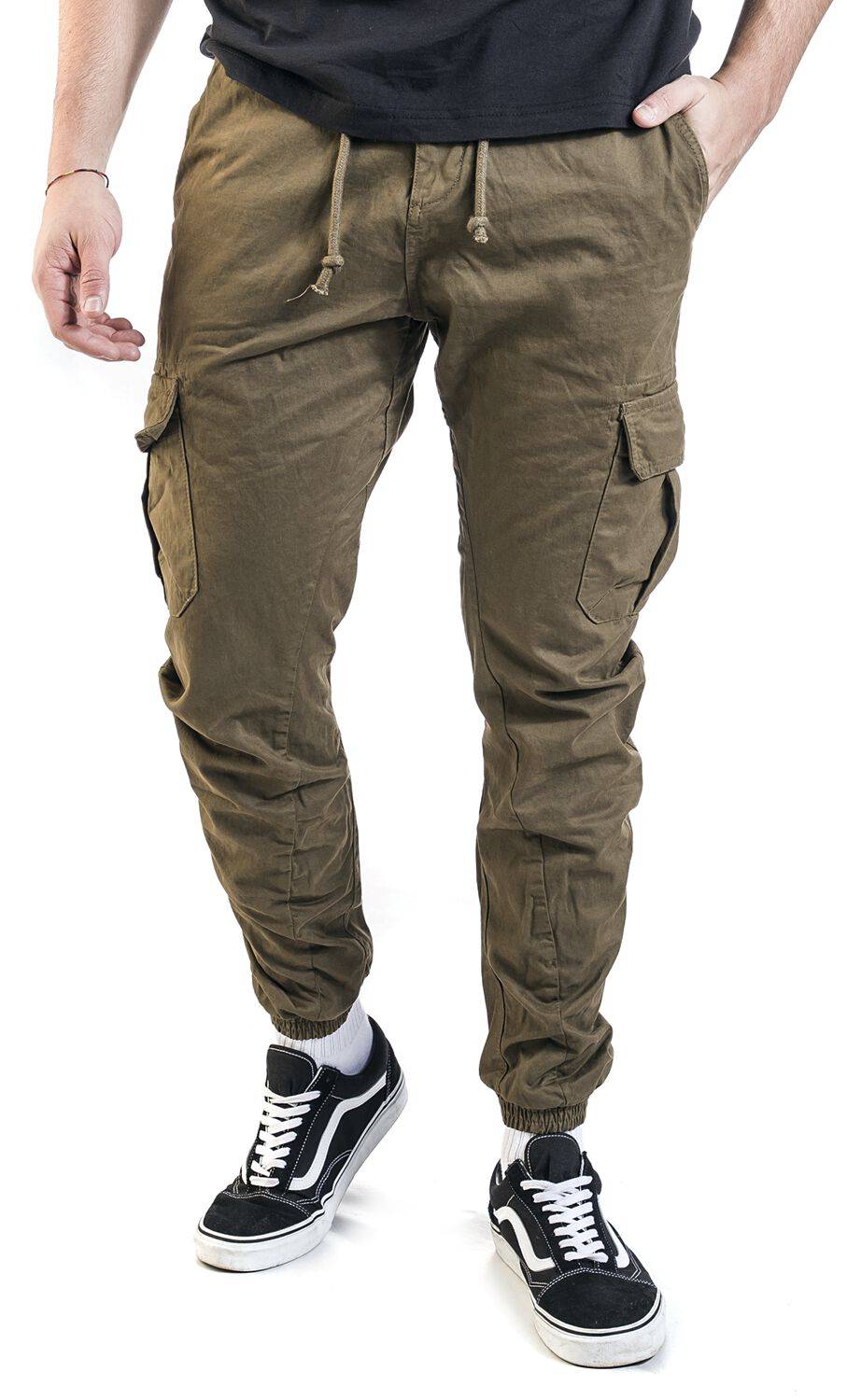 EMP "Cargo Jogging Pants" Cargohose oliv von Urban Classics Fabrikpreis
