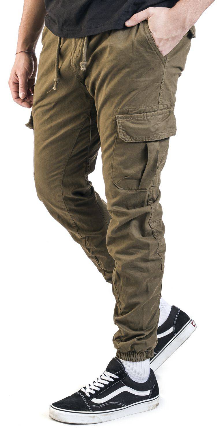 EMP "Cargo Jogging Pants" Cargohose oliv von Urban Classics Fabrikpreis