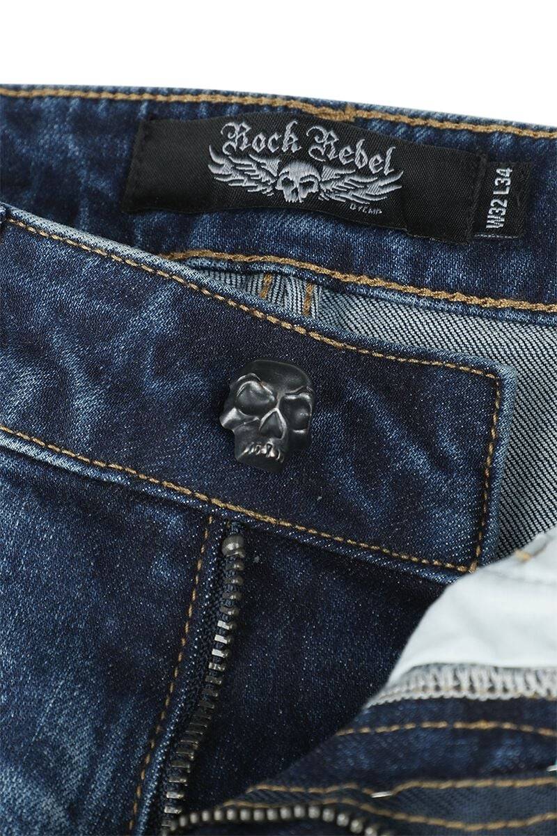 EMP Jeans blau von Rock Rebel by EMP Flash Sale