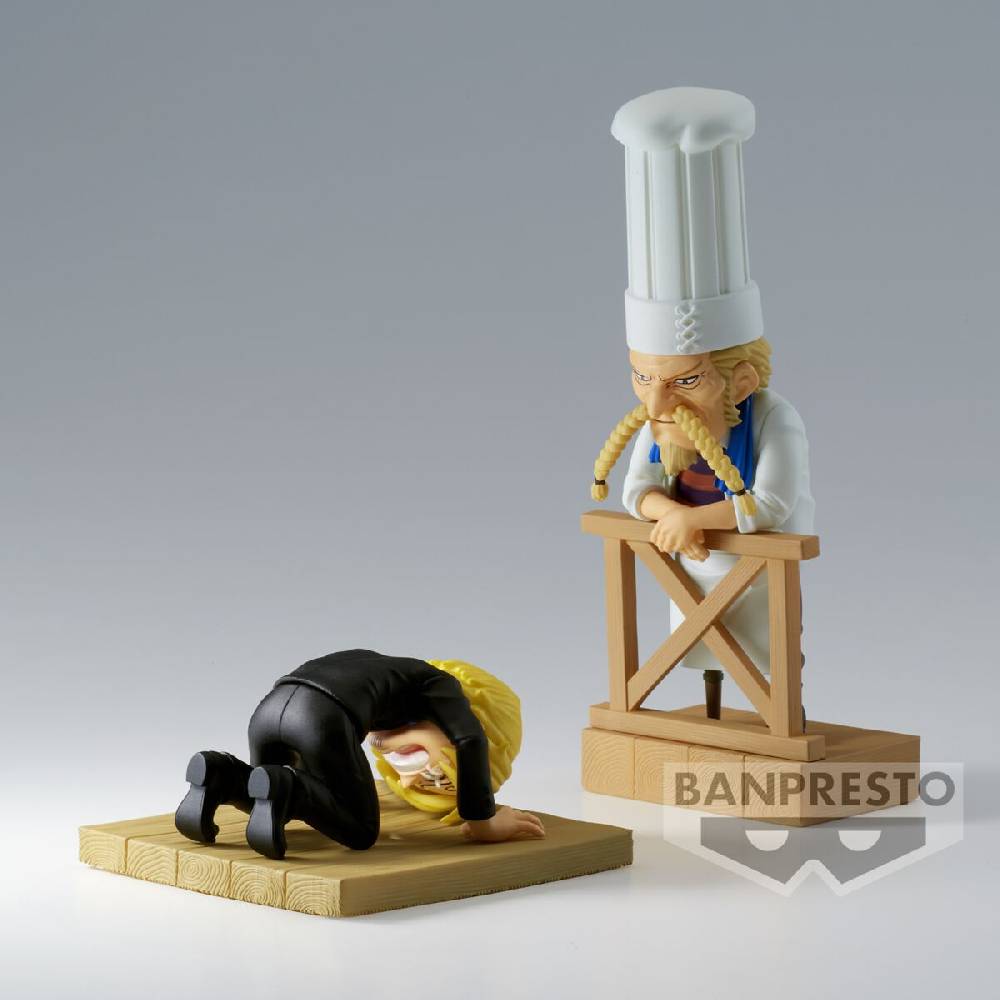 EMP "Banpresto - World Collectable Figure Log Stories - Sanji And Zeff" Sammelfiguren multicolor von One Piece Heißer Verkauf