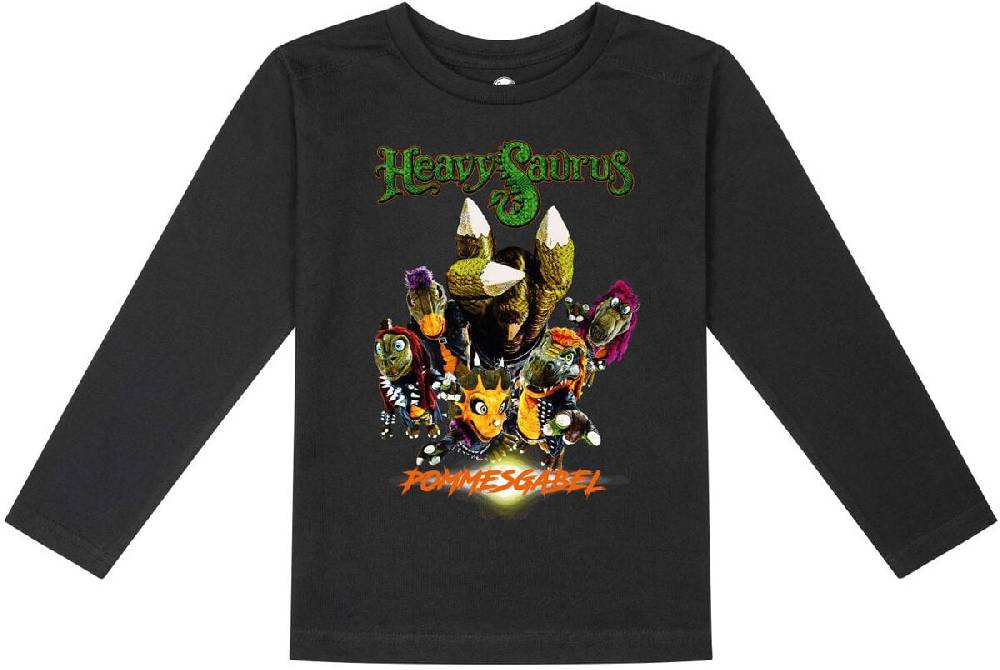 EMP "Metal-Kids - Pommesgabel" Langarmshirt schwarz von Heavysaurus Online Shopping