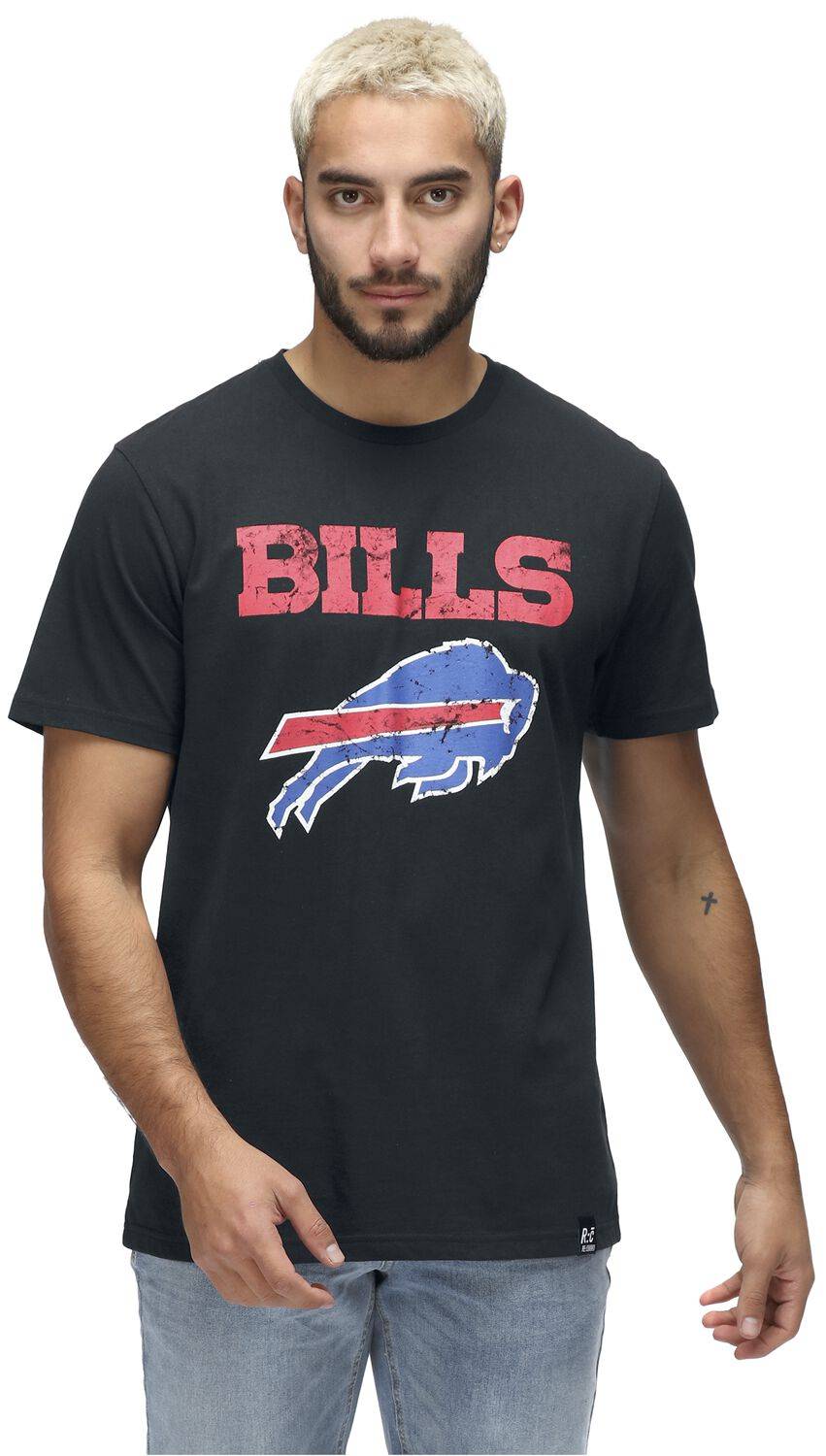 EMP "NFL Bills Logo" T-Shirt schwarz von Recovered Clothing Bestseller