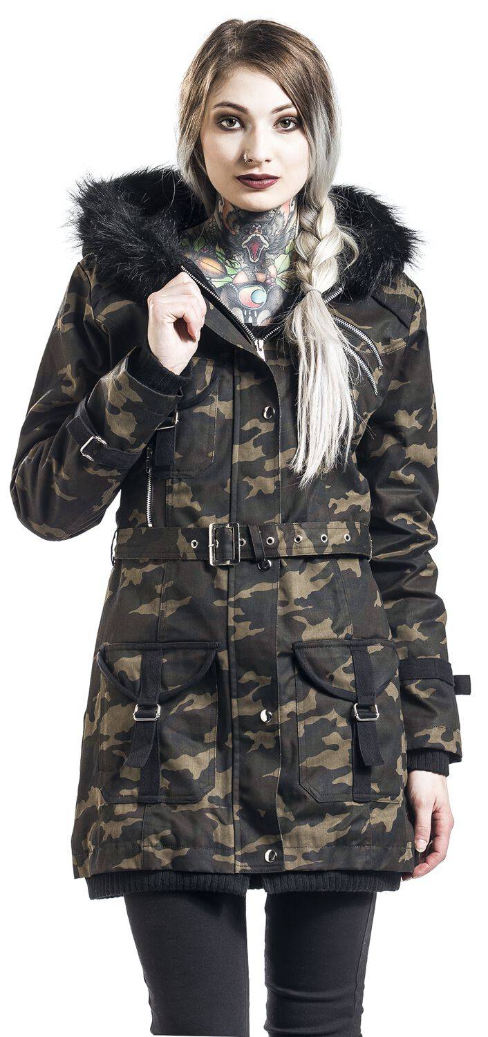 EMP Winterjacke camouflage von Gothicana by EMP Tägliche Deals