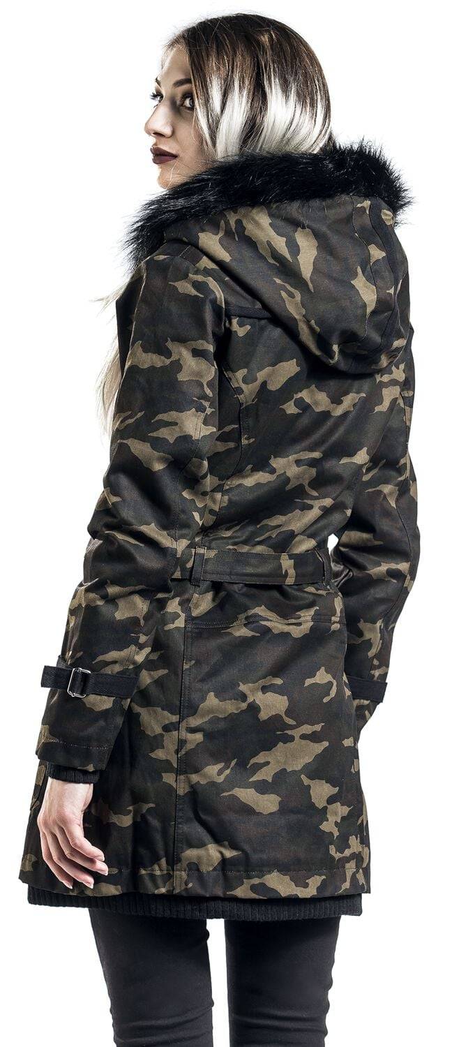 EMP Winterjacke camouflage von Gothicana by EMP Tägliche Deals