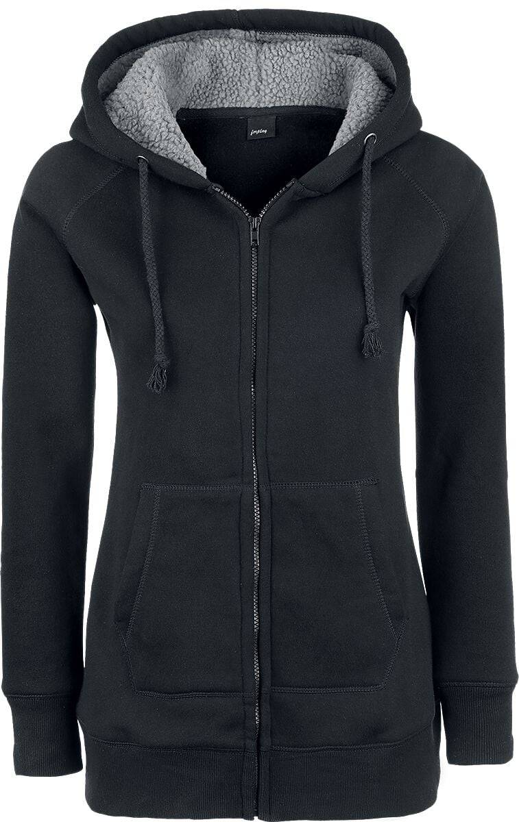 EMP "Teddy Hoodie" Kapuzenjacke schwarz von Forplay Riesige Ersparnisse