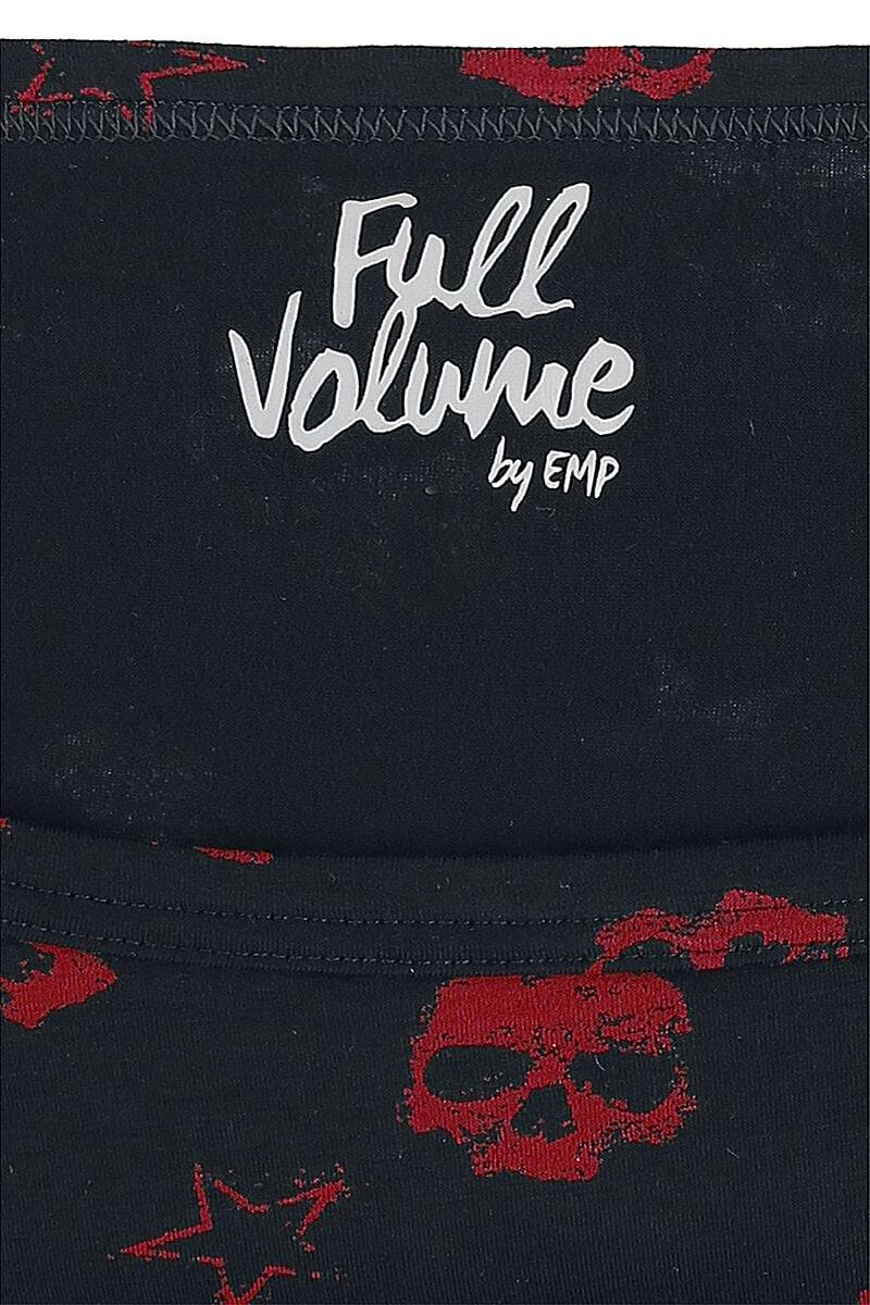 EMP T-Shirt schwarz/rot von Full Volume by EMP VIP-Rabatte