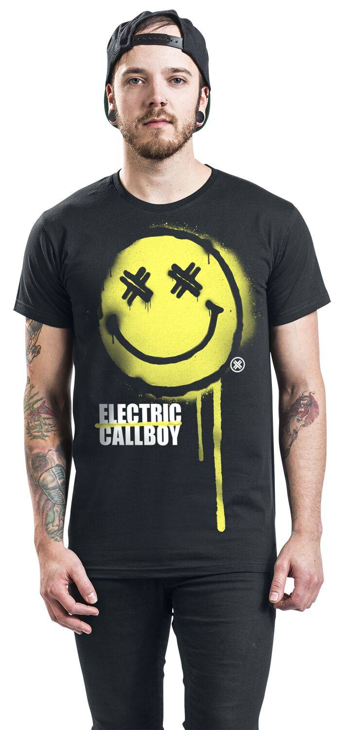 EMP "Spray Smile" T-Shirt schwarz von Electric Callboy Bis zu 60% Rabatt
