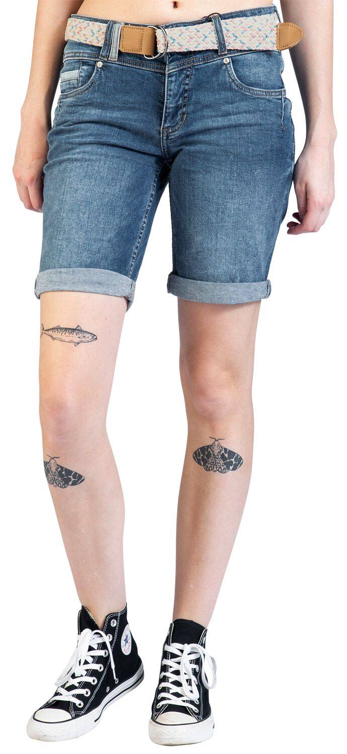 EMP "Ladies Bermuda" Short blau von Sublevel Denim Speichern exportieren