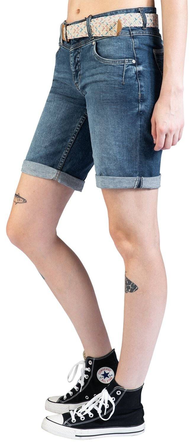 EMP "Ladies Bermuda" Short blau von Sublevel Denim Speichern exportieren