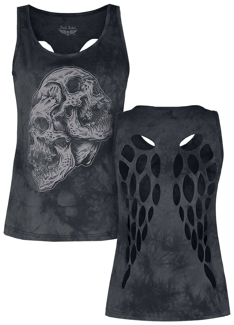 EMP Top grau von Rock Rebel by EMP