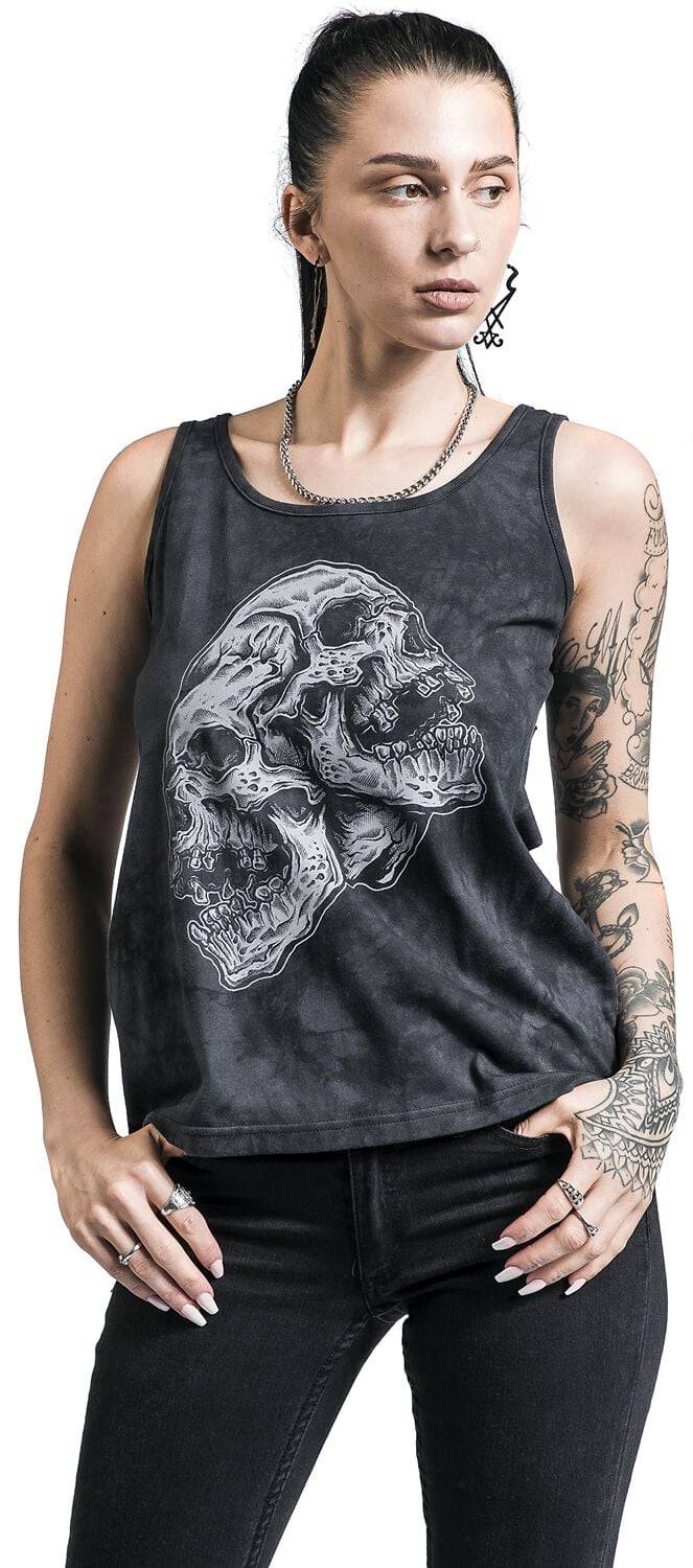 EMP Top grau von Rock Rebel by EMP Rabatte dieses Monats