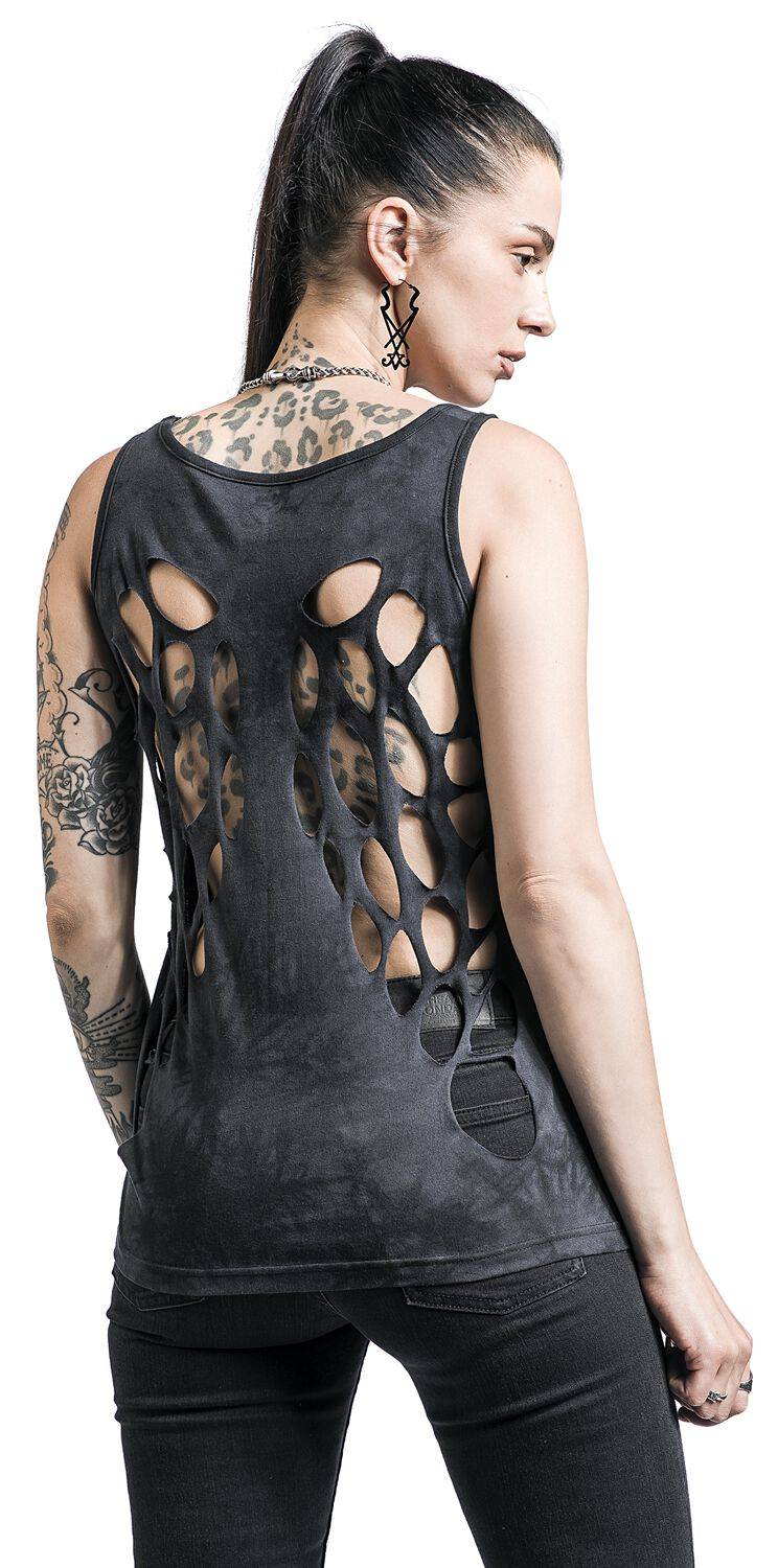 EMP Top grau von Rock Rebel by EMP Rabatte dieses Monats